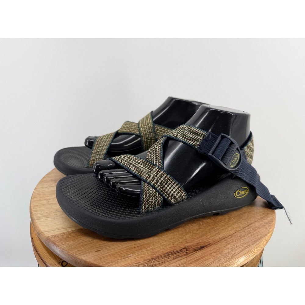 Chaco Z/1 Classic Mens Sport Sandals Size 8 Black Multi Color Straps Hiking
